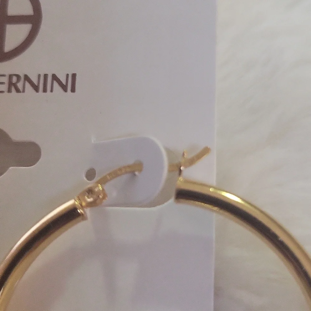 Giani Bernini Gold over Sterling Silver Hoop Earrings